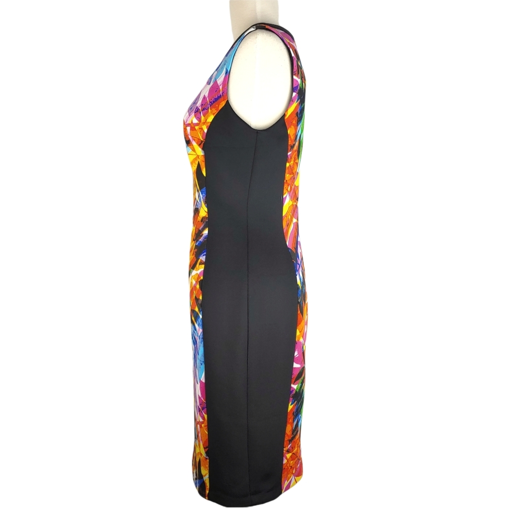 London Style Collection Colorblock Dress Sz 6 - Picture 5 of 8